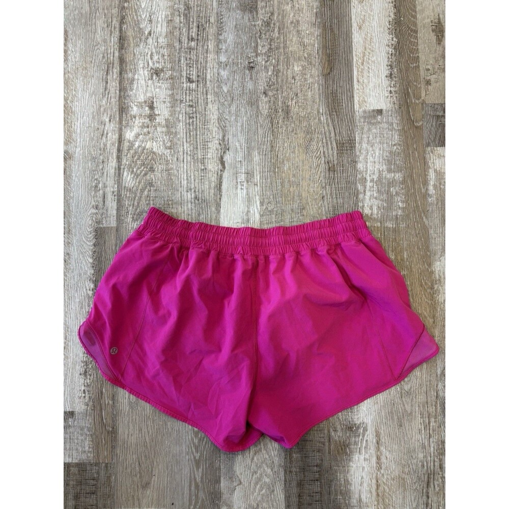 Lululemon Hotty Hot shorts vibrant fuchsia pink Size 14